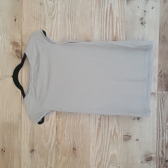 Loft Brown Cap Sleeve Tee with Pinched Details Size XSmall - Picture 5 of 5